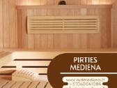 Pirties dailylentės iš juodalksnio medienos