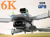 K998 dronas su dviejomis kameromis 4k, GPS ir WiFi