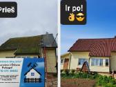Medinių-dekoro Fasadų dažymas-stogų Dažymas! - nuotraukos Nr. 19