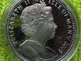 Moneta Isle of Man 2005m. 1 krona, sidabras - nuotraukos Nr. 2