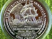 Moneta Isle of Man 2005m. 1 krona, sidabras