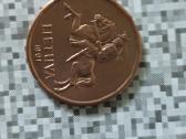 Lietuviškos monetos 50 centų 1991 m. - nuotraukos Nr. 5