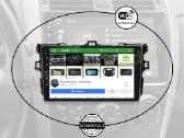 Toyota Corolla 2006-12 Android multimedia GPS/WiFi - nuotraukos Nr. 3