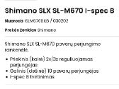 SLX plus SL m - 670 2-3-10 speed - nuotraukos Nr. 2