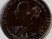 Moneta Gibraltar 1993m. 1 krona, cu-ni