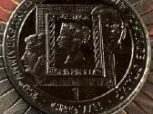 Moneta Gibraltar 1990m. 1 krona, cu-ni