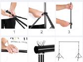 Foto studijos rinkinys su trimis 135w softbox - nuotraukos Nr. 18