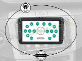 Vw Golf Passat Touran Tiguan Android multimedia - nuotraukos Nr. 13