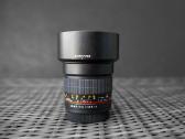 Samyang 1.4/85mm Sony A fotoaparatams