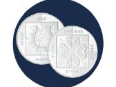 Sidabrinis medalis Sekmės pinigėlis, Lietuva - nuotraukos Nr. 3