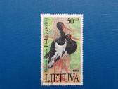 Lietuva 1991 m. Juodasis gandras, antsp. su klaida