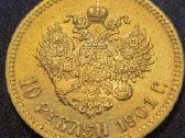 Perku auksinius Carinius rublius i kolekcija - nuotraukos Nr. 11
