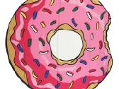 Donuts spurgos paplūdimio kilimėlis