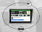 Volvo S60 V70 XC70 XC90 2000-04 Android multimedia - nuotraukos Nr. 4