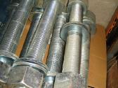 Cinkuotos smeigės 1 5/8" x 330 mm + 2 veržlės - nuotraukos Nr. 4