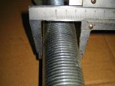 Cinkuotos smeigės 1 5/8" x 330 mm + 2 veržlės - nuotraukos Nr. 10