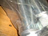 Cinkuotos smeigės 1" x 160 mm + 2 veržlės - nuotraukos Nr. 6