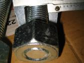 Cinkuotos smeigės 1" x 160 mm + 2 veržlės - nuotraukos Nr. 8