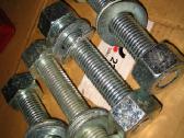 Cinkuotos smeigės 1" x 160 mm + 2 veržlės - nuotraukos Nr. 9