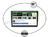 9" coliu Android Multimedia WiFi/GPS/usb/bluetooth - nuotraukos Nr. 4