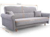 Sofa lova Loft, miegama, patalų dėžė - nuotraukos Nr. 7