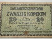 20 Ost Kopeken 1916 metų