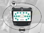 Honda Accord 2003-07 Android multimedia Usb/GPS/bt - nuotraukos Nr. 12