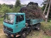 Krovinių pervežimas savivarčiu su kranu - nuotraukos Nr. 15