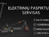 Elektrinių paspirtukų dalys, remontas