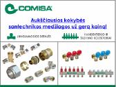 "Comisa" jungiamosios detalės ir kolektoriai
