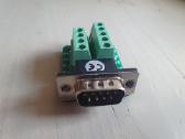 Db9 to terminal connector (rs232)