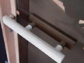 Pirties durys 1900x700, 6mm, 2 vyriai, bronza - nuotraukos Nr. 2