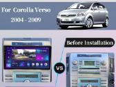 Toyota Corolla Verso 2003-2009 android multimedija - nuotraukos Nr. 2