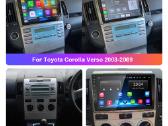 Toyota Corolla Verso 2003-2009 android multimedija - nuotraukos Nr. 4