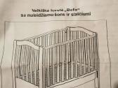Lovytė vaikiška Troll su stalčiumi