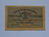 1 centas 1922 m.s