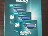 Gillette Mach3 originalūs peiliukai 12vnt