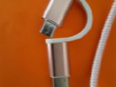 Usb-type C ,Usb- mikro Usb pakrovimo laidas - 1m. - nuotraukos Nr. 2
