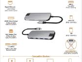 MacBook Pro, iPad Hub, Type-c HD-4k, Hdmi Nauji - nuotraukos Nr. 25
