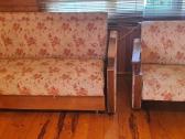 Miegama sofa su 2 foteliais