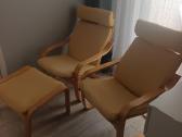 Ikea naudoti Supami foteliai