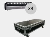 10x40w Rgbw LED Bar Beam Su 4in1 Krepšiu