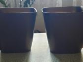 Plastikiniai rudi vazonai 2 vnt. - nuotraukos Nr. 7