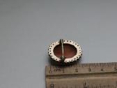 Vintage Hgr 830 S auksuota cameo sage su granatais - nuotraukos Nr. 8