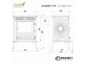 Ketaus krosnelė Kawmet P3 (7,4 kw) Eco - nuotraukos Nr. 3
