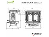 Ketaus krosnelė Kawmet Premium Zeus S9 Eco - nuotraukos Nr. 10