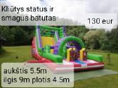 Pripučiamų batutų nuoma,putų šou burbulų namas - nuotraukos Nr. 3