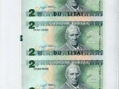 1993 metų 2 litai – iš bankinio lakšto - Pmg - nuotraukos Nr. 3