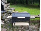 Bbq malkinis grilis su dangčiu (didelis)