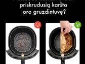 Kepimo popierius karšto oro gruzdintuvei (apvalus) - nuotraukos Nr. 2